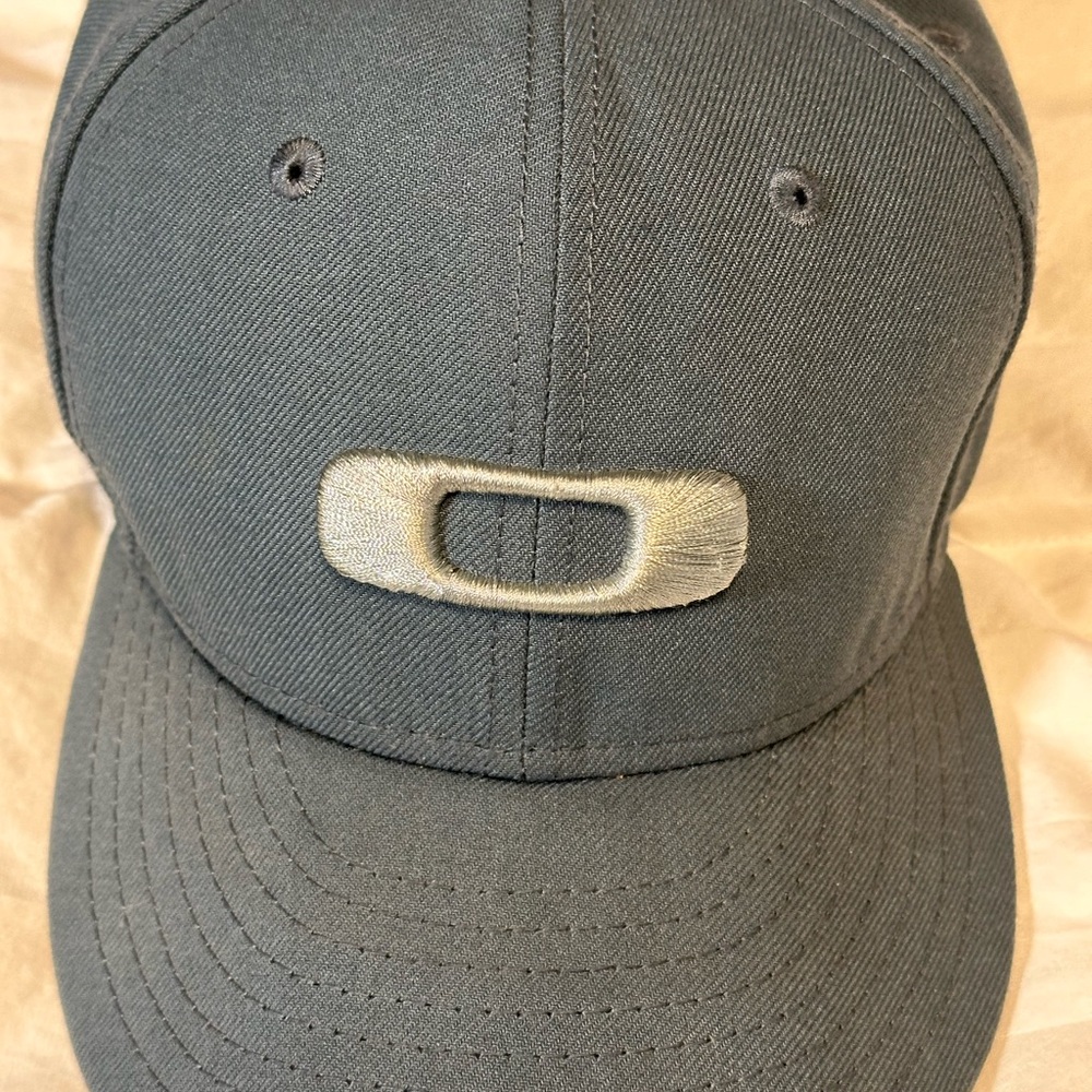 Slate Blue Oakley NewEra ball cap, hat, 7 1/8